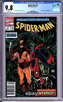 Spider-Man #1 25 CGC 9.8 WP NEWSSTAND (S) SET OF 31 BOOKS PLATINUM & GOLD