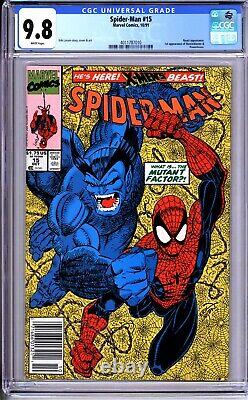 Spider-Man #1 25 CGC 9.8 WP NEWSSTAND (S) SET OF 31 BOOKS PLATINUM & GOLD