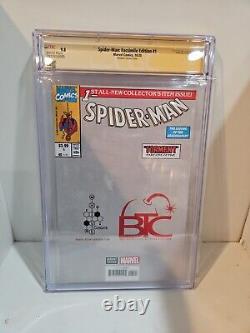 Spider-Man #1 Facsimile Peach Momoko Variant CGC S 9.8 Signed Signature Series