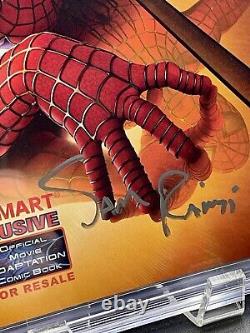 Spider-man The Official Movie Adaptation 1 Cgc 9.6 Ss Director Sam Raimi Rare