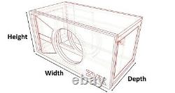 Stage 2 Special Edition Ported Subwoofer Box Skar Audio Zvx-18v2 Zvx18 V2 Sub