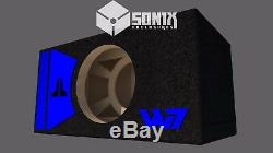 Stage 3 Special Edition Ported Subwoofer Box Jl Audio 10w7ae Sub Blue