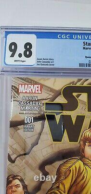 Star Wars #1 Marvel Comics 001 Variant Edition Wrap Around Queseda Cover Cgc 9.8