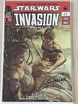 Star Wars Invasion Rescues #1 Limited 1000 Signed Tom Taylor & Colin Wilson