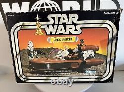 Star Wars Land Speeder Vintage Kenner Luke Skywalker Excellent Complete MIB