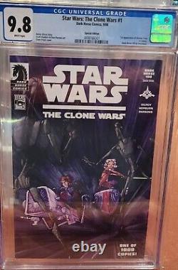 Star Wars The Clone Wars #1 CGC 9.8 Special Edition 1000 DH-100 Ahsoka Tano