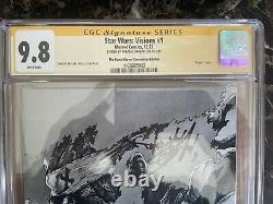 Star Wars Visions #1 Virgin Okazaki CGC 9.8 Variant NYCC'22 Signed Gold Label