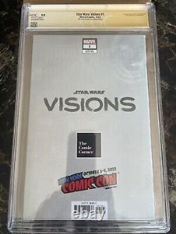 Star Wars Visions #1 Virgin Okazaki CGC 9.8 Variant NYCC'22 Signed Gold Label