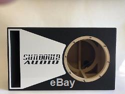 Sundown Audio X 12 v. 2 ported sub box SPECIAL EDITION with white plexi port trim