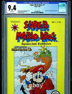 Super Mario Brothers Special Edition #1 CGC 9.4 NM Nintendo Valiant 1990 K18