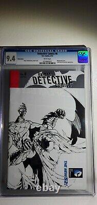 Super Rare Detective Comics Batman Sketch #8 Cgc Grade 9.4 Collectors Comic Gem