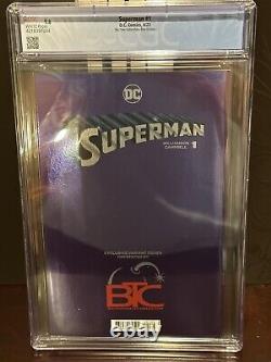 Superman #1 (2023) CGC 9.8 Big Time Collectibles Ltd. Blue Foil Edition