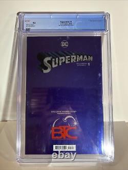 Superman #1 CGC 9.8 Big Time Collectibles Ltd. Blue Foil Edition