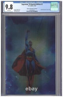 Superman 78 Special Edition CGC 9.8 BTC Foil NYCC Suayan Cover Variant In Hand