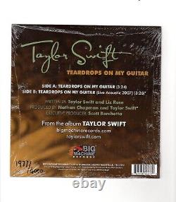 TAYLOR SWIFT Teardrops On My Guitar 7 Vinyl Record NUMBERED Big Machine NEW