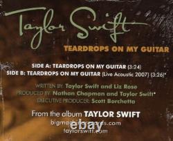 TAYLOR SWIFT Teardrops On My Guitar 7 Vinyl Record NUMBERED Big Machine NEW