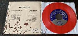 THE FREEZE I Hate Tourists 7 Red Vinyl Splatter Sleeve-Gang Green Zero Boys