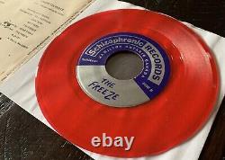 THE FREEZE I Hate Tourists 7 Red Vinyl Splatter Sleeve-Gang Green Zero Boys