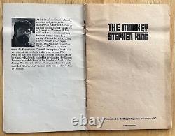 THE MONKEY by STEPHEN KING Gallery Promo Pamphlet Paperback VERY RARE