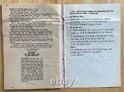 THE MONKEY by STEPHEN KING Gallery Promo Pamphlet Paperback VERY RARE