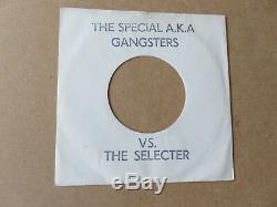 THE SPECIAL A. K. A. Gangsters VS THE SELECTER 2 TONE HAND STAMPED 1ST PRESSING 7