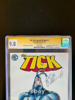THE TICK SPECIAL EDITION #1 CGC SS 9.8 Signed Ben Edlund -1st Appear The Tick