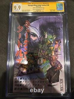 TMNT #100 CGC SS 9.9 MEXICAN LaMole Foil SIGNED PEACH MOMOKO