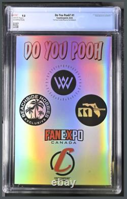 TRANSFORMERS SDCC Ashcan Homage CGC 9.8 Poohformers NEGATIVE FOIL VARIANT 1/1