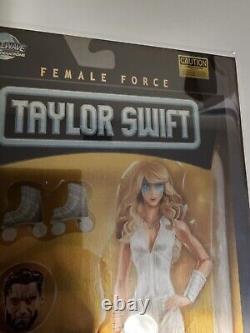 Taylor Swift Female Force Metal Cover 11/25 Dazzler Action Figure Roller Skates