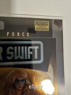 Taylor Swift Female Force Metal Cover 11/25 Dazzler Action Figure Roller Skates