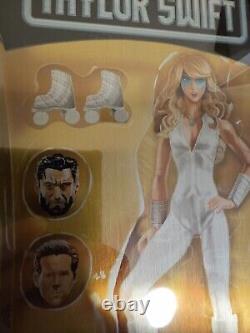 Taylor Swift Female Force Metal Cover 11/25 Dazzler Action Figure Roller Skates
