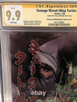 Teenage Mutant Ninja Turtles #100 CGC SS 9.9 LaMole Foil Exclusive-Peach Momoko