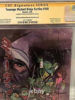 Teenage Mutant Ninja Turtles #100 CGC SS 9.9 LaMole Foil Exclusive-Peach Momoko