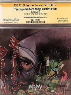 Teenage Mutant Ninja Turtles #100 CGC SS 9.9 LaMole Foil Exclusive-Peach Momoko