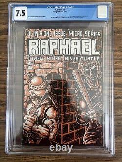 Teenage Mutant Ninja Turtles TMNT Raphael #1 CGC 7.5 Mirage 1987 1st Casey Jones