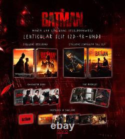 The Batman 4k UHD + Blu-ray Steelbook Manta Lab Single Lenticular SL Brand New