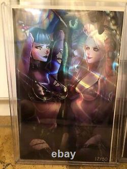 Totally Rad Harley Quinn/Punchline Mirror Cosplay Gallery Foil Set Ltd #12/50