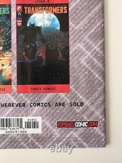 Transformers #10 Livio Ramondelli SDCC Virgin Thank You Variant / VERY RARE