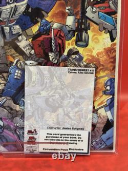 Transformers #17 Jimbo Salgado Wraparound Ltd 300 withCOA Excellent