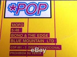 U2 MOFO Ultra Rare Ltd Edition Mexico PolyGram Promo CD Cat CDP 691-2