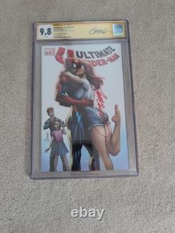 Ultimate Spider-Man #4 CGC 9.8 SS Variant B Signed J Scott Campbell