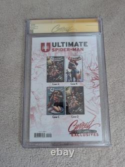 Ultimate Spider-Man #4 CGC 9.8 SS Variant B Signed J Scott Campbell