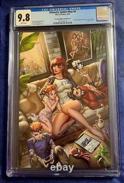 Ultimate Spider-Man 4 Virgin CGC 9.8 J Scott Campbell SDCC Cover D