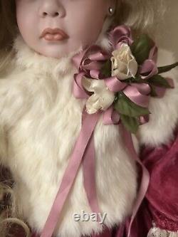 Unique Rustie Sitting Porcelain Doll #1 By Bobbi V. Anguish, 1989, 27 in