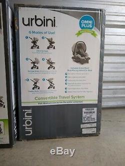 Urbini Omni Plus 3 in 1 Special Edition Travel System Heather Gray