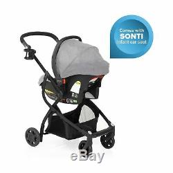 Urbini Omni Plus 3 in 1 Travel System, Special Edition, Heather Grey