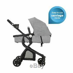 Urbini Omni Plus 3 in 1 Travel System, Special Edition, Heather Grey