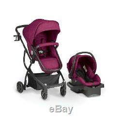 Urbini Omni Plus 3 in 1 Travel System Special Edition, Raspberry Fizz