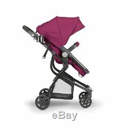 Urbini Omni Plus 3 in 1 Travel System Special Edition, Raspberry Fizz