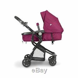 Urbini Omni Plus 3 in 1 Travel System Special Edition, Raspberry Fizz